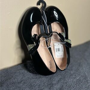 Black Patent Leather Kids Shoes